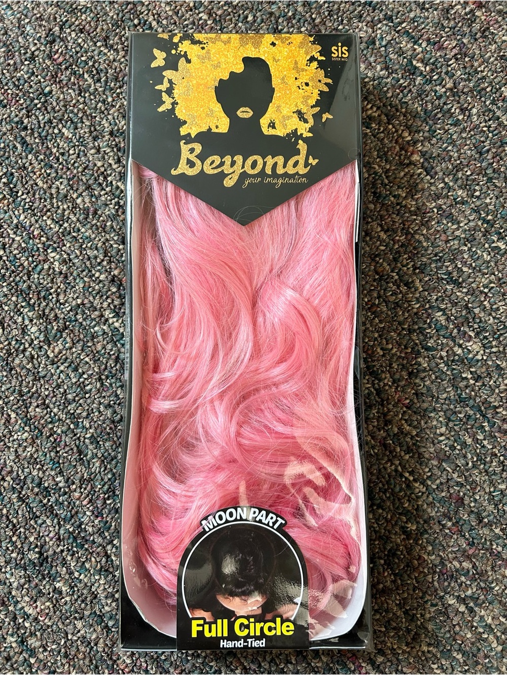 Peach Pink Wig